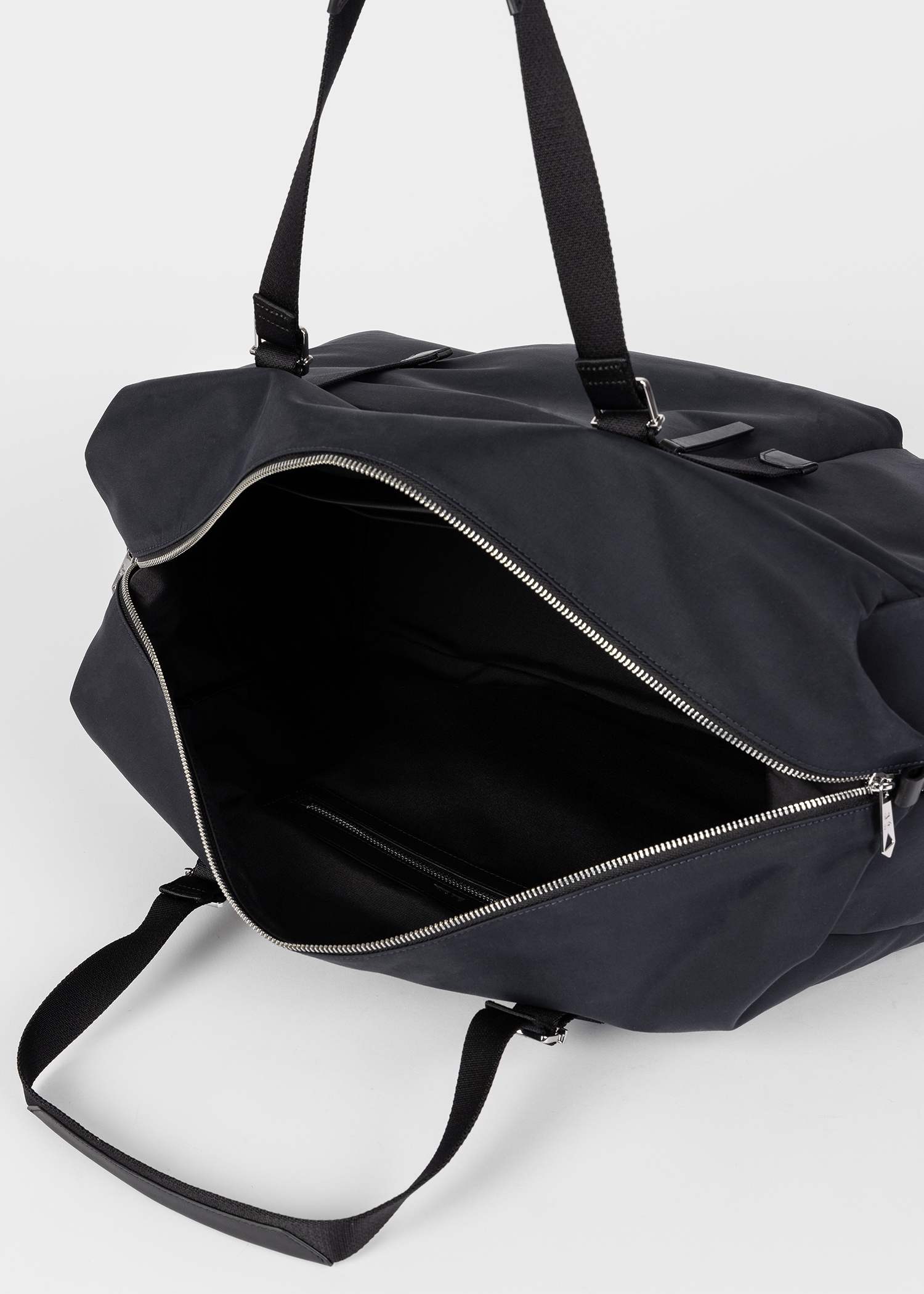 Navy Cotton-Blend Canvas Holdall - 6