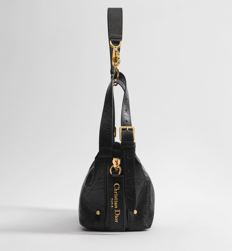 Dior Small D-Journey Crinkled Calfskin Bag outlook