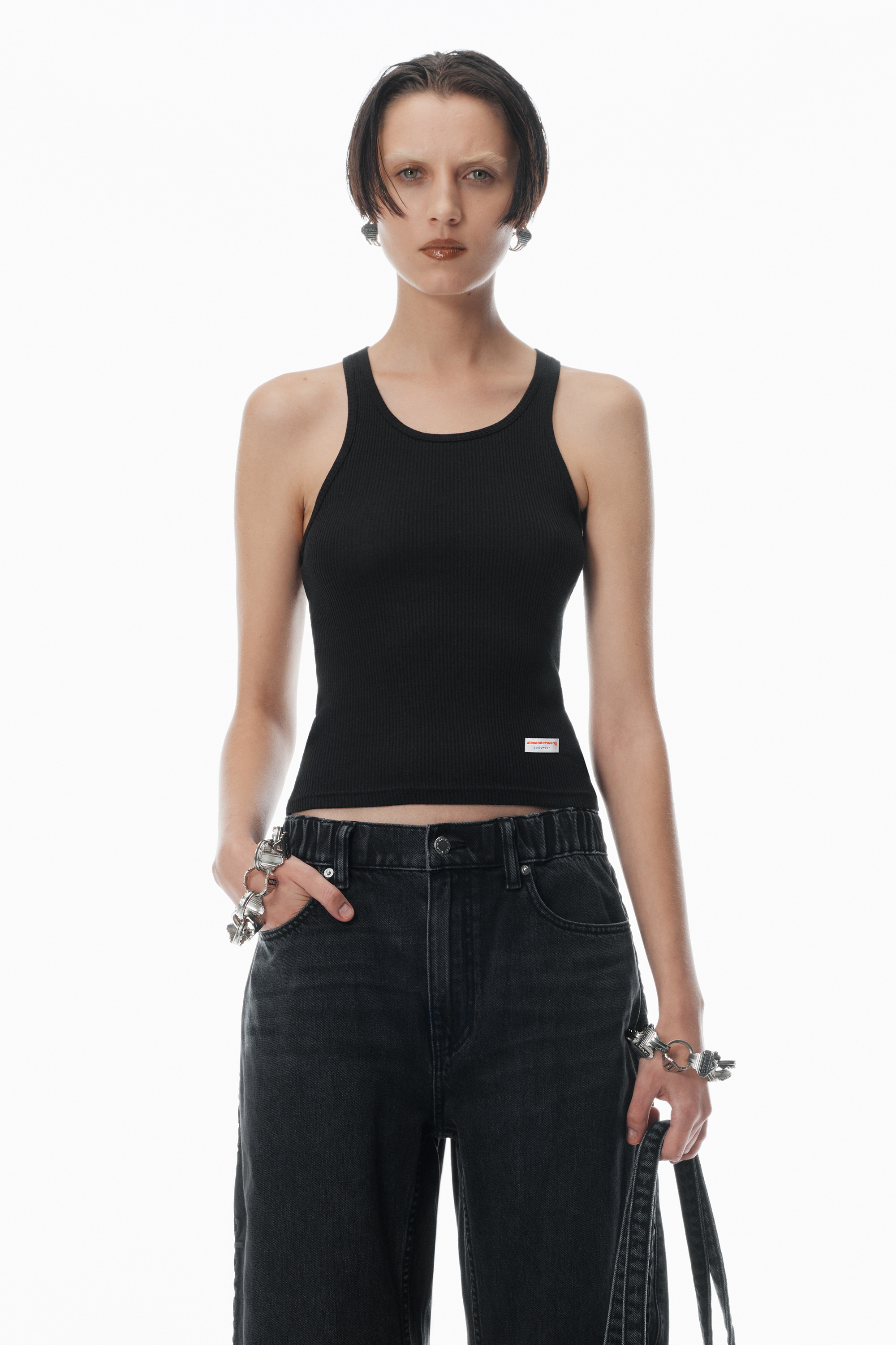 Logo Embossed Ballon Jogger Pant in Cotton - 5