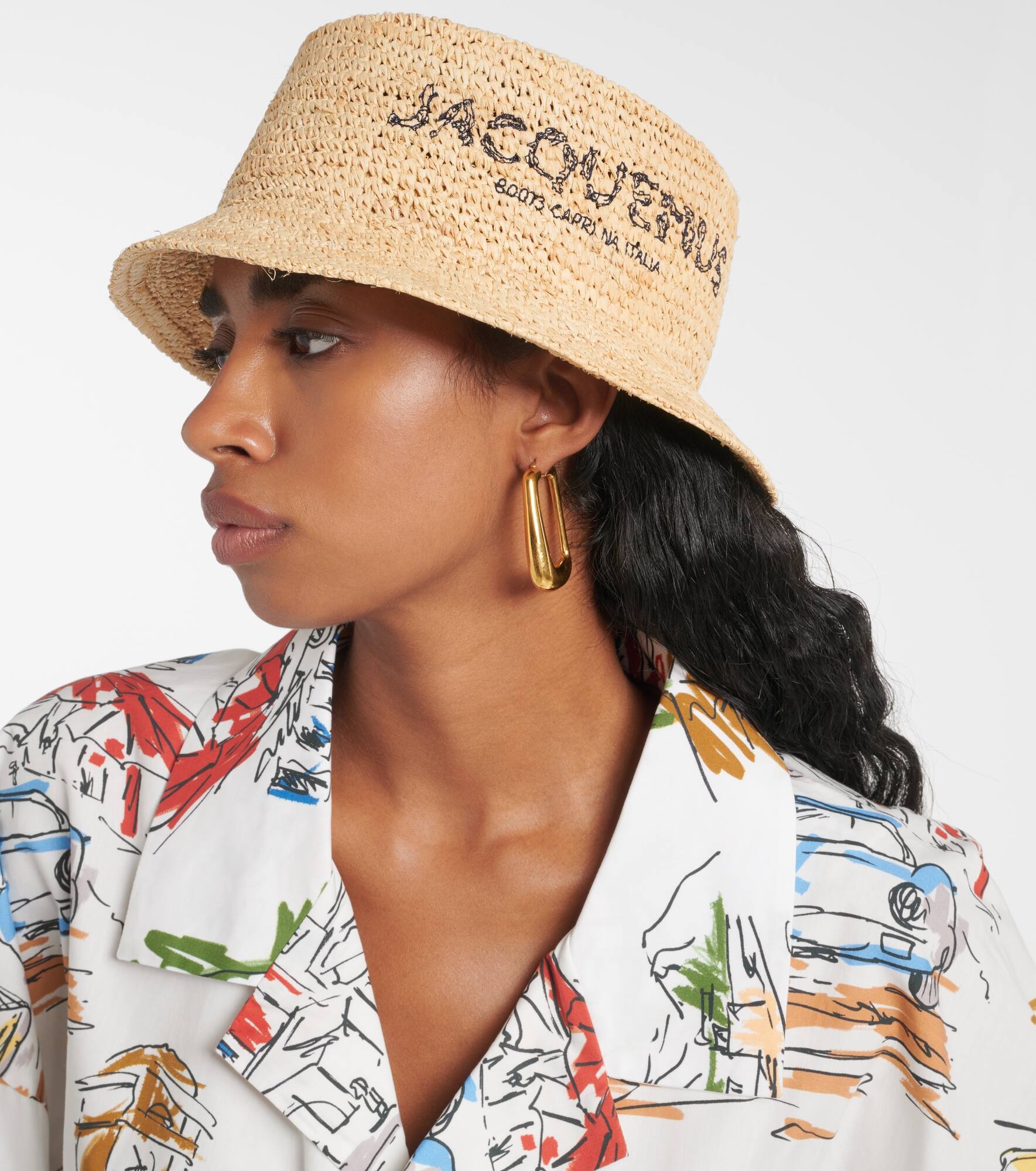 Le Bob Pesco embroidered bucket hat - 2