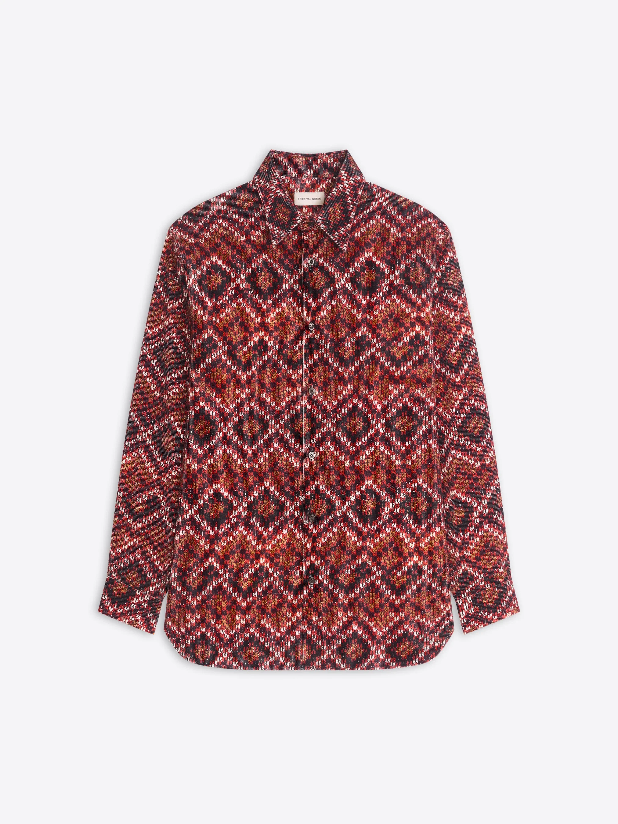 PRINTED CORDUROY SHIRT - 1