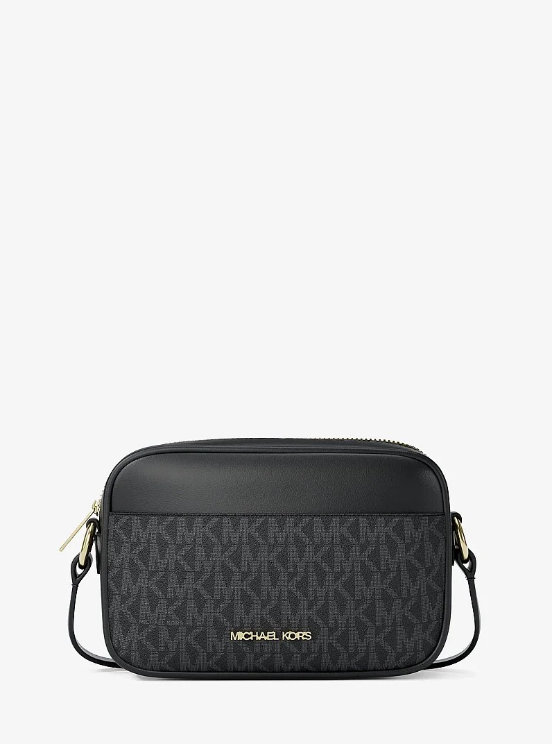 Jet Set Small Signature Logo Camera Crossbody Bag - 1