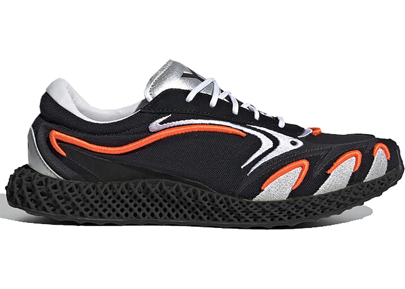 adidas Y-3 Runner 4D Black Orange - 1