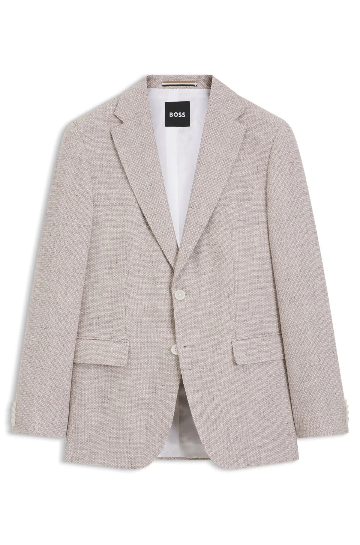 SLIM-FIT JACKET WITH PUPPYTOOTH PATTERN - 1