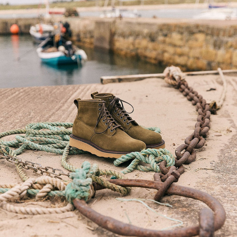 Scout - Avocado Janus Calf Suede 5