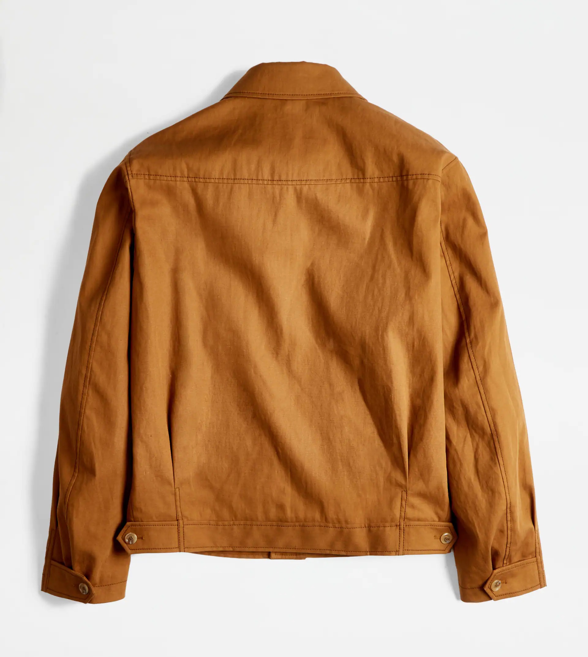 BLOUSON JACKET - BROWN - 8