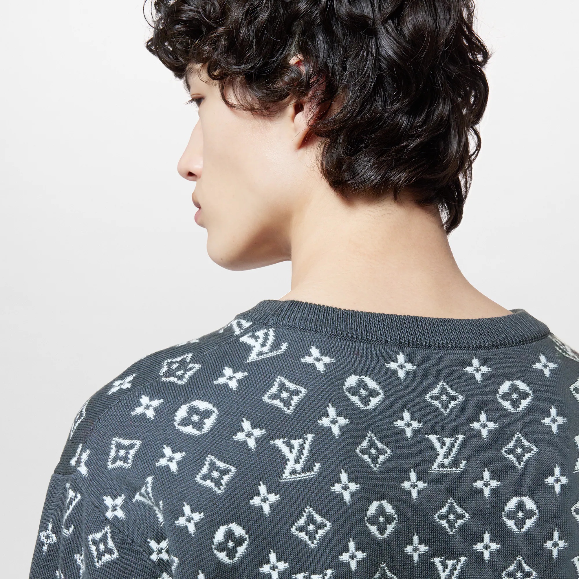 Gradient Cotton Crewneck - 2