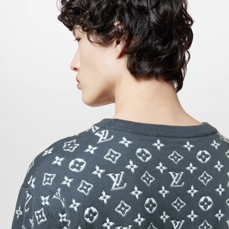 Gradient Cotton Crewneck 2