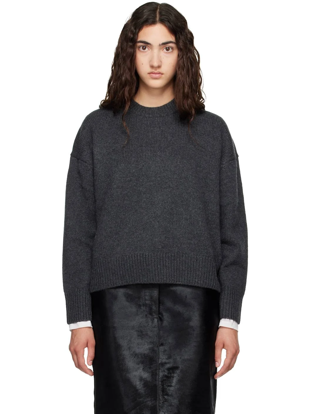 Gray PIA LDS Oversized Sweater - 1
