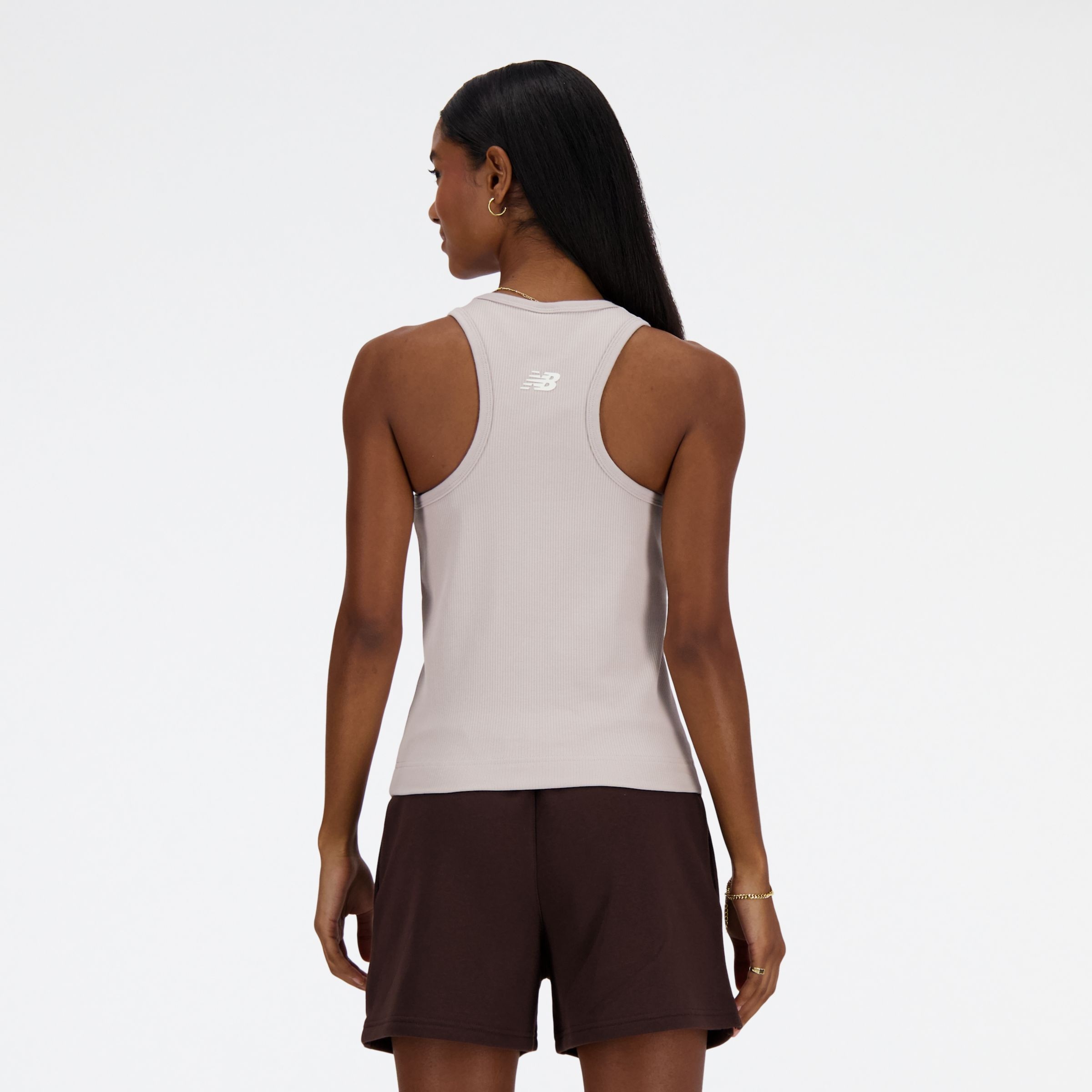 Linear Heritage Rib Knit Racer Tank - 4