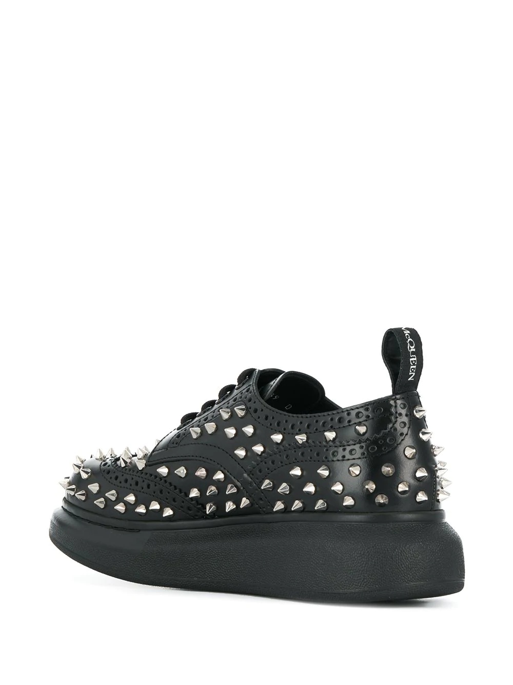 spike lace-up sneakers - 3