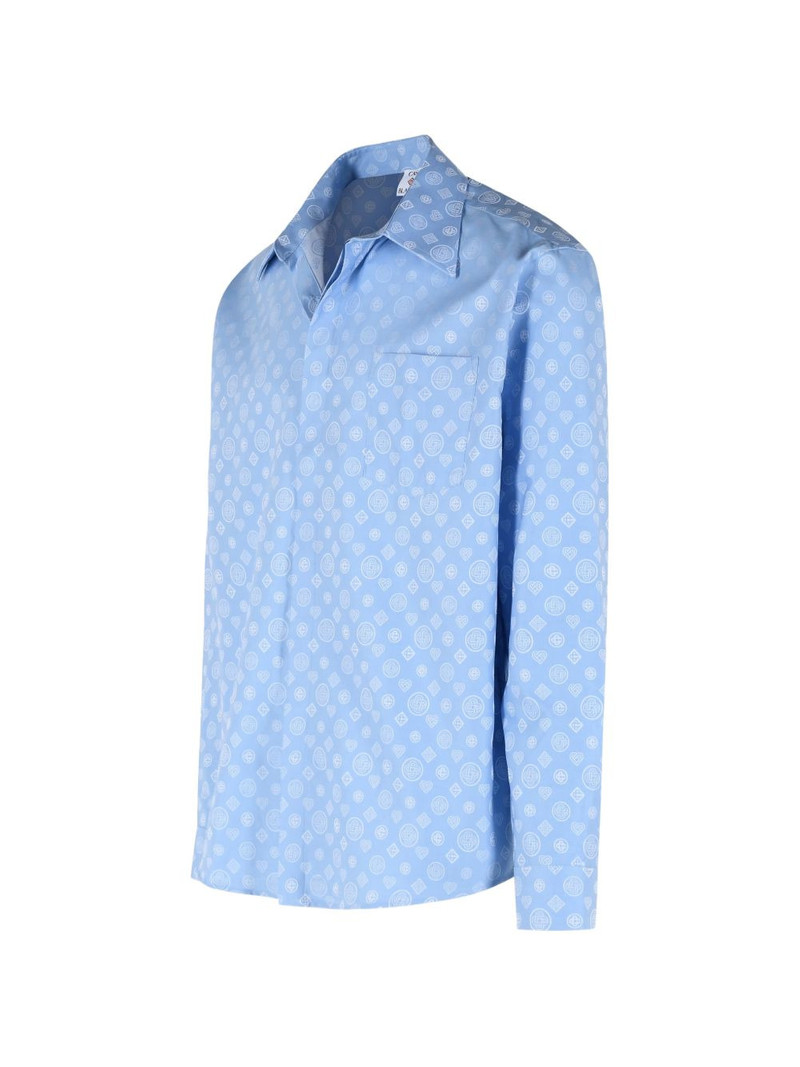 monogram-pattern pocket shirt 3