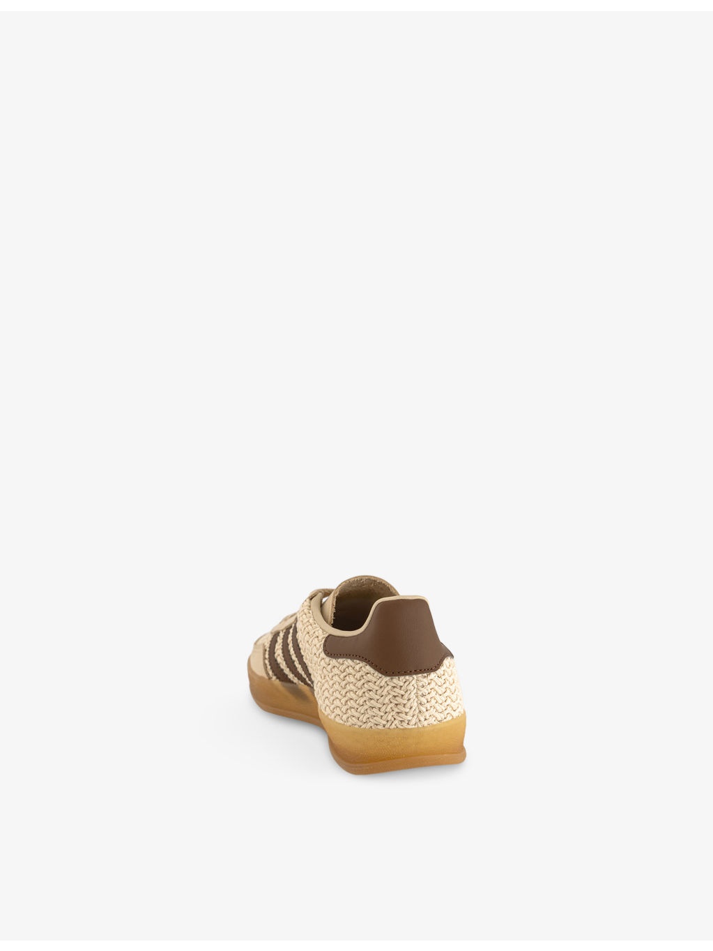 Gazelle Indoor Textured Woven and Leather Low-Top Trainers - 4