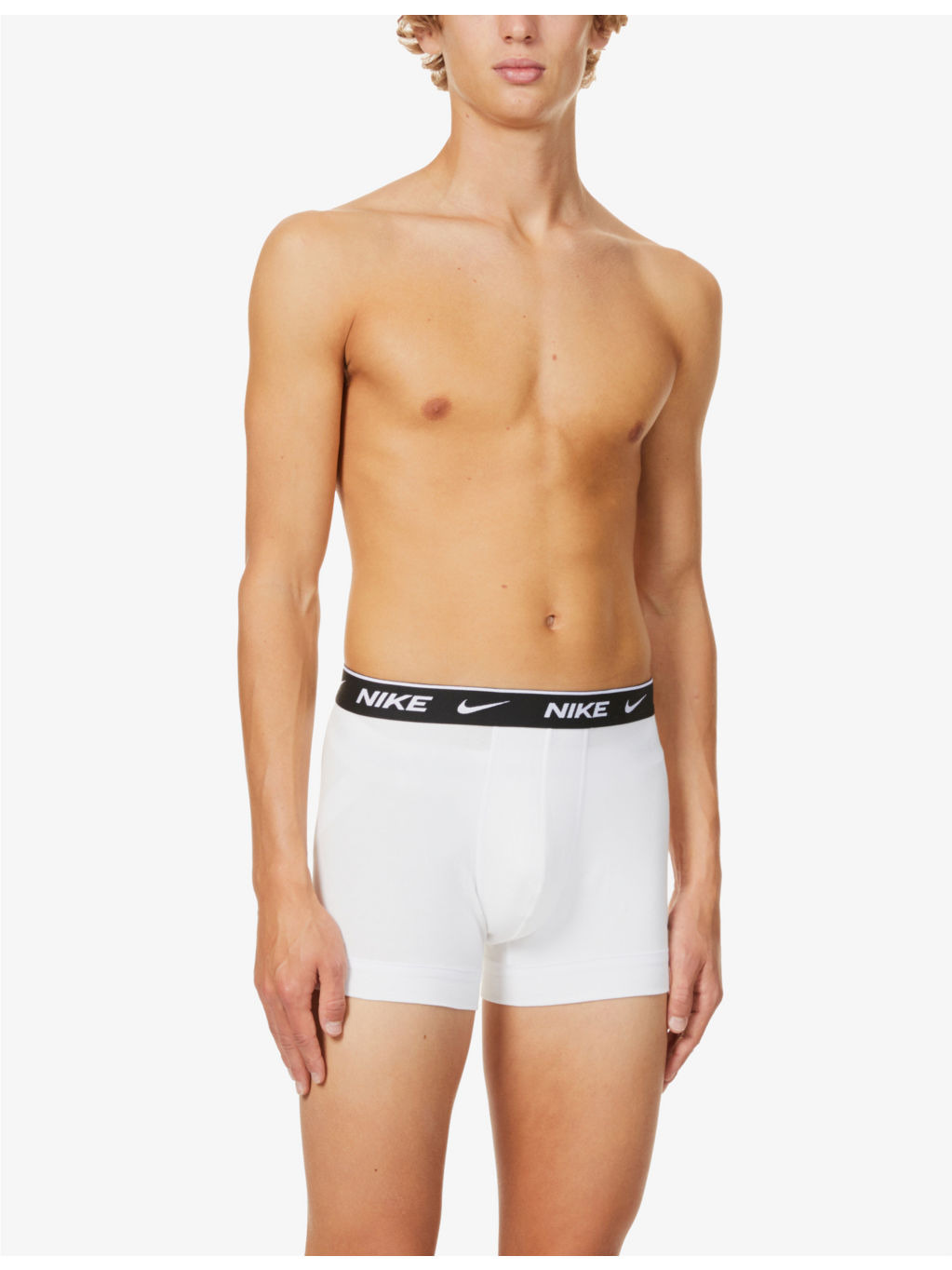 Pack of three Everyday stretch-cotton jersey trunks - 2