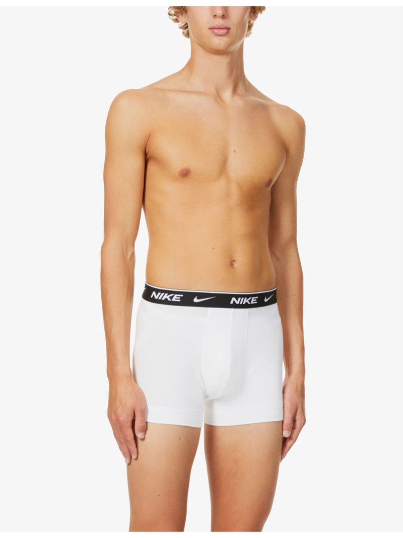 Nike Pack of three Everyday stretch-cotton jersey trunks outlook