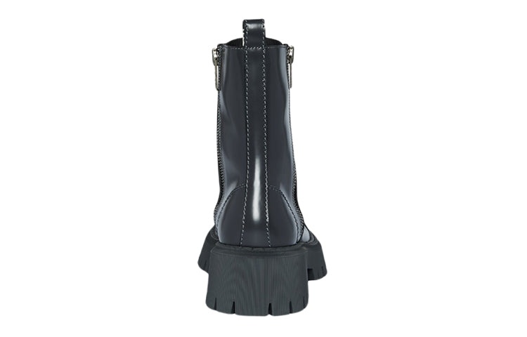 (WMNS) Balenciaga Tractor 20mm Booties 'Fossil Grey' 617420WA8E91568 - 4