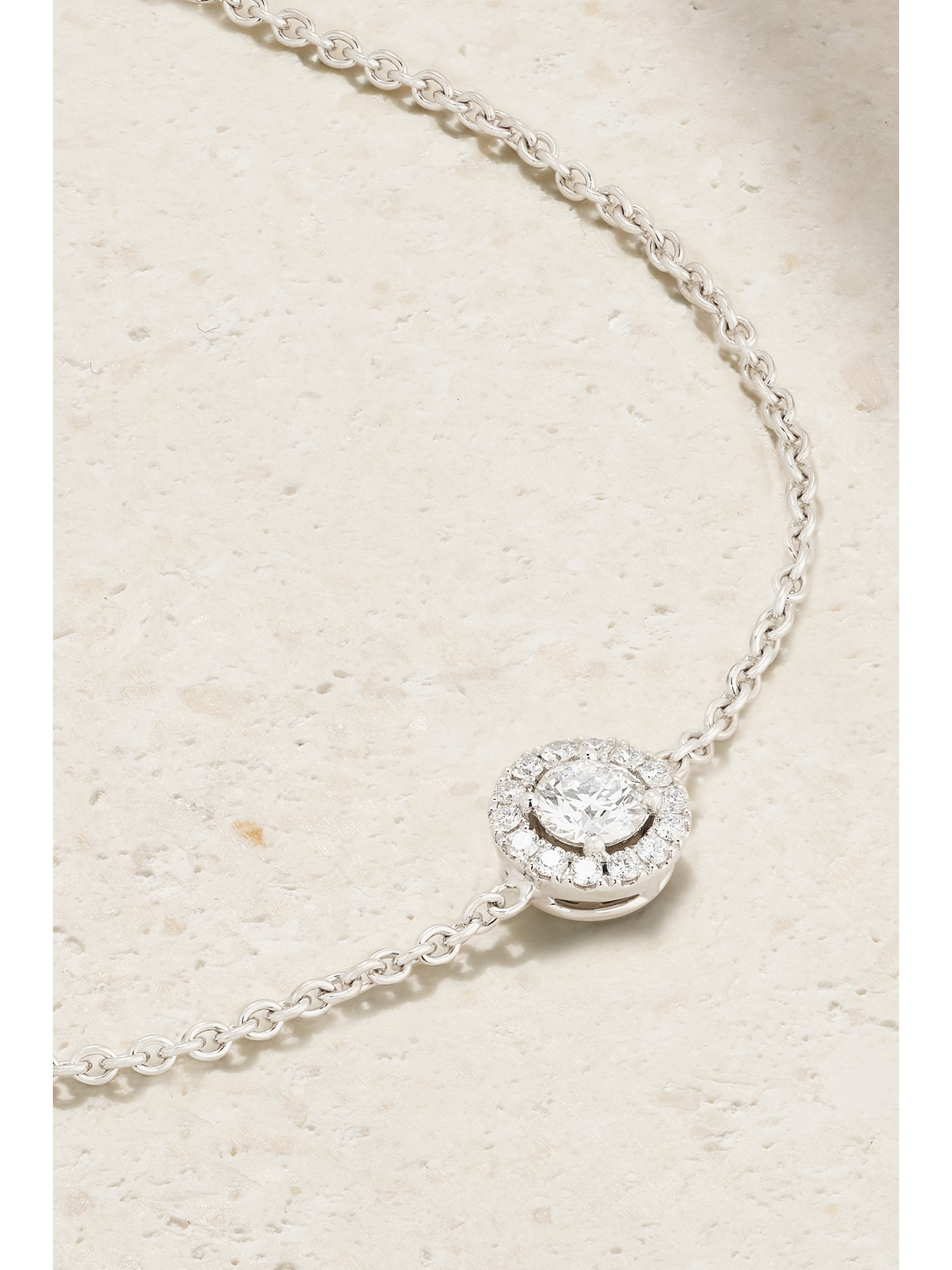 My First De Beers Aura 18-karat White Gold Diamond Bracelet - 4