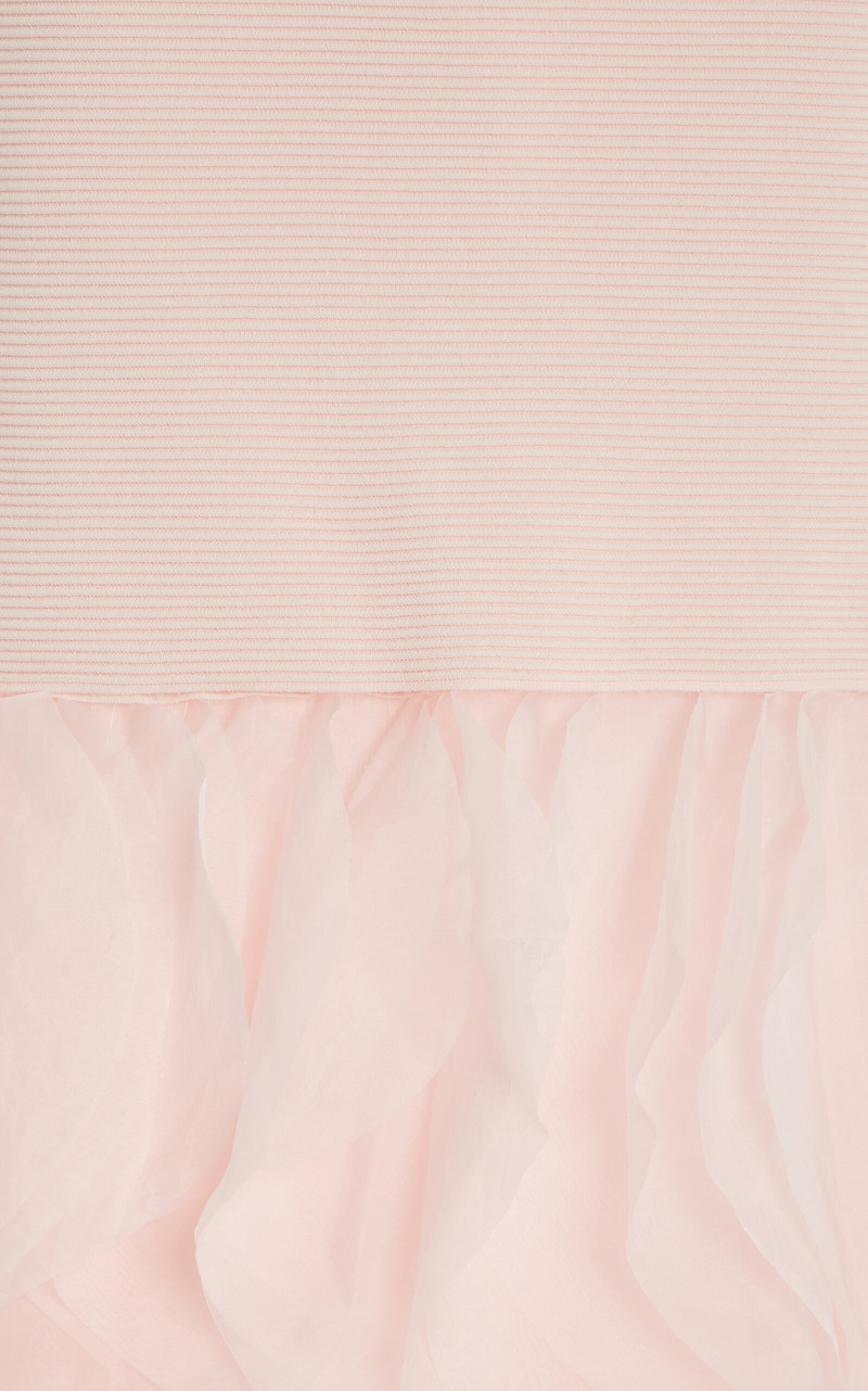 Elations Ruffled Knitted Maxi Dress pink 5