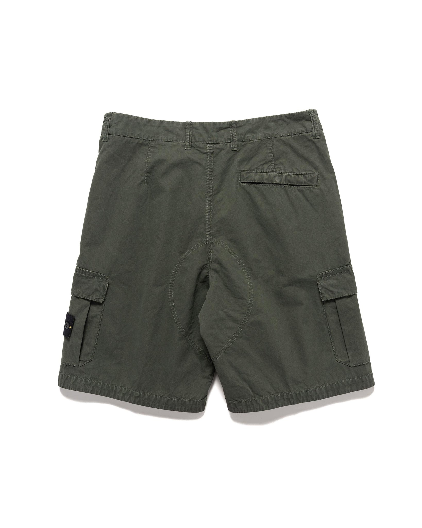 'Old' Treatment Loose Fit Bermuda Shorts Musk - 5
