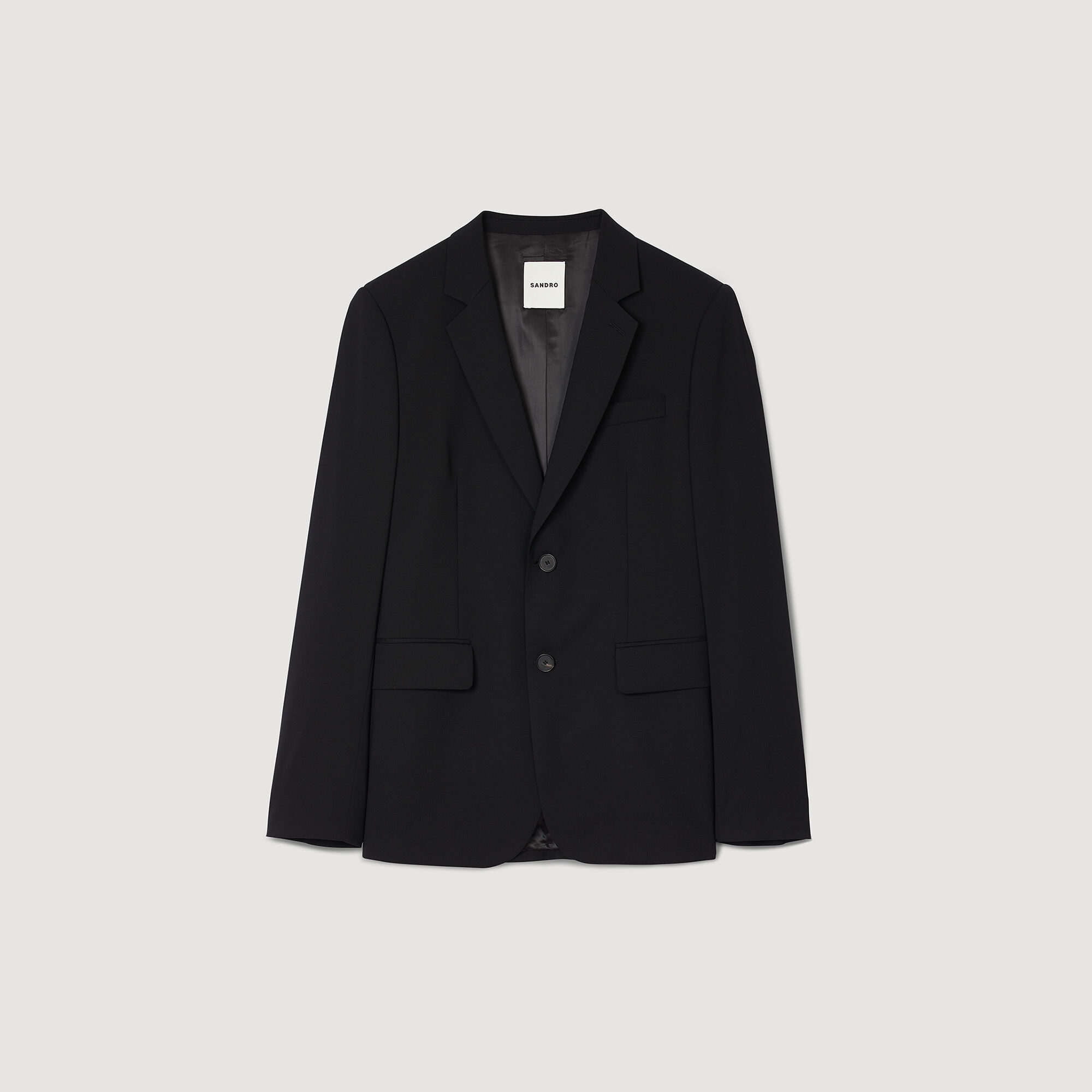 VIRGIN WOOL SUIT JACKET - 1