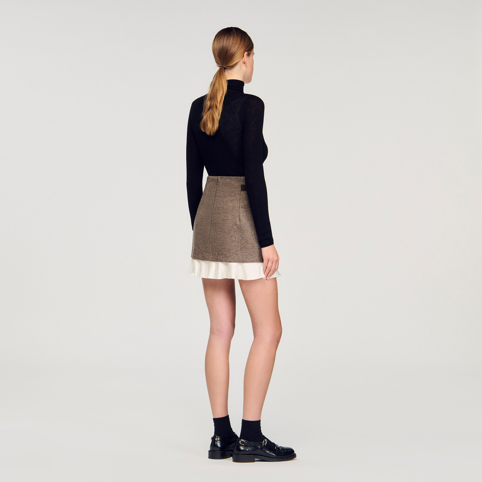 MINI SKIRT WITH REMOVABLE BELT - 5