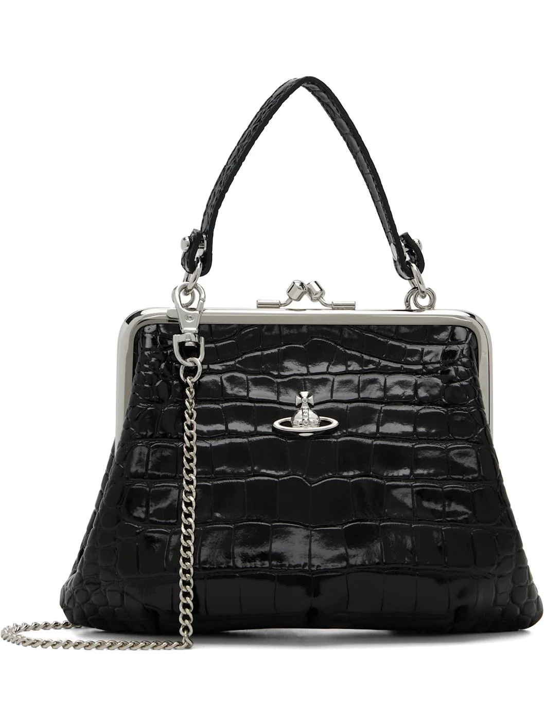 Black Granny Frame Bag - 1