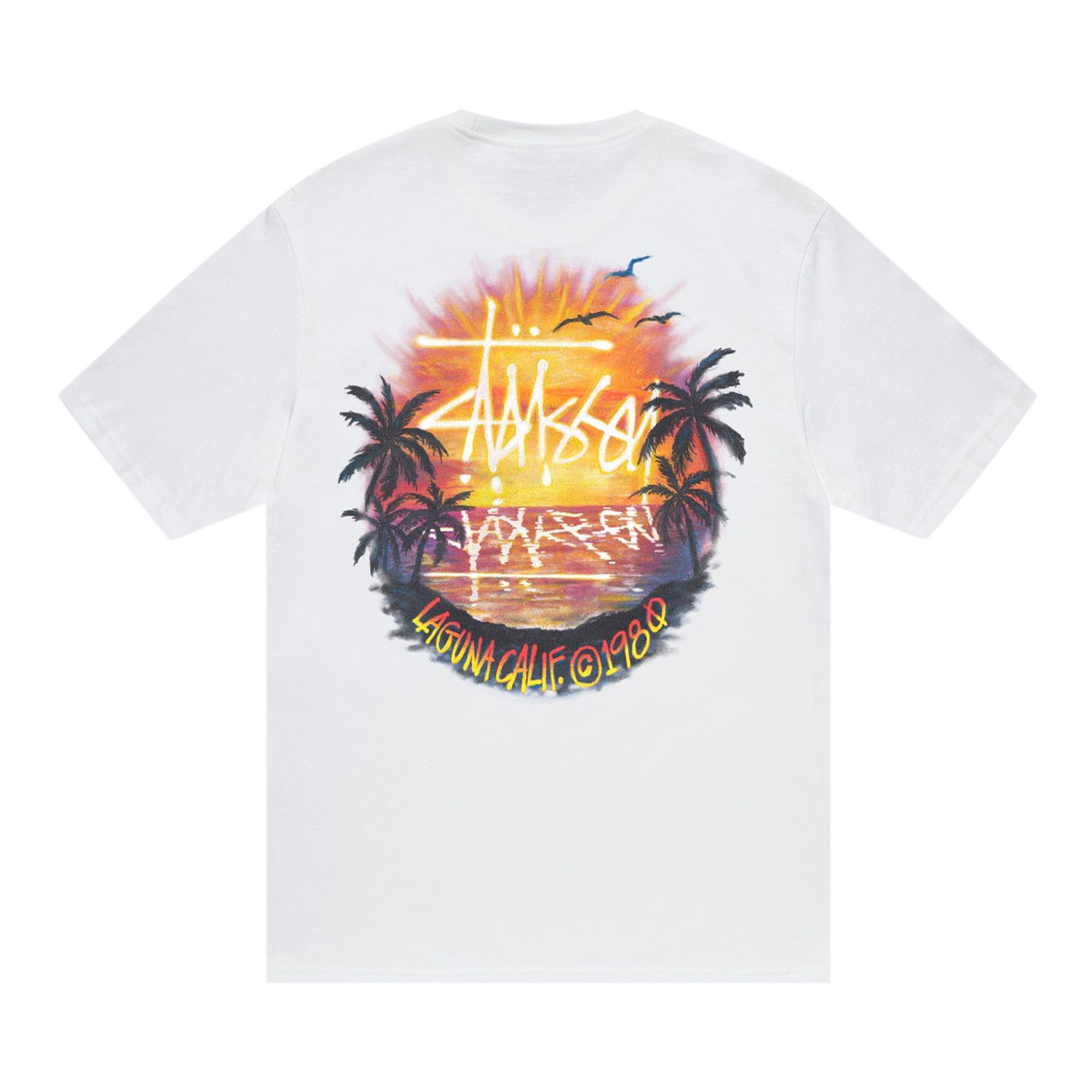 Stussy Sunset Tee 'White' - 2