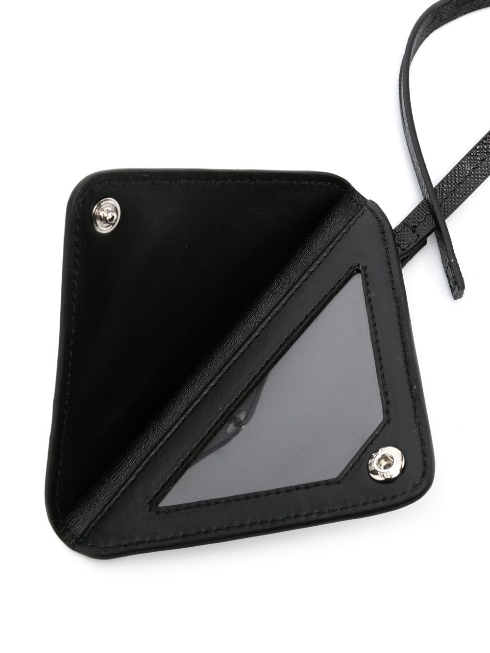 triangle logo luggage tag - 3