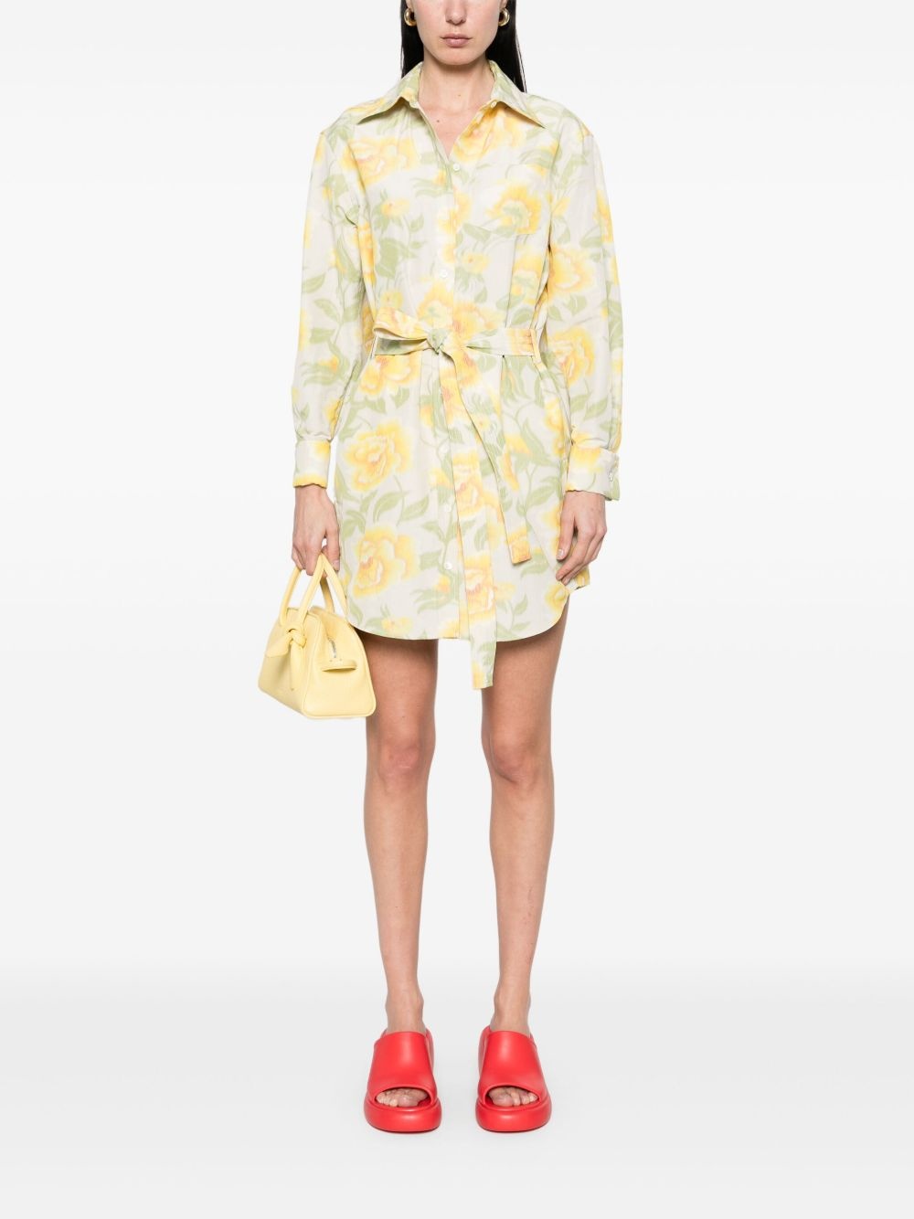 Peonies mini dress - 2