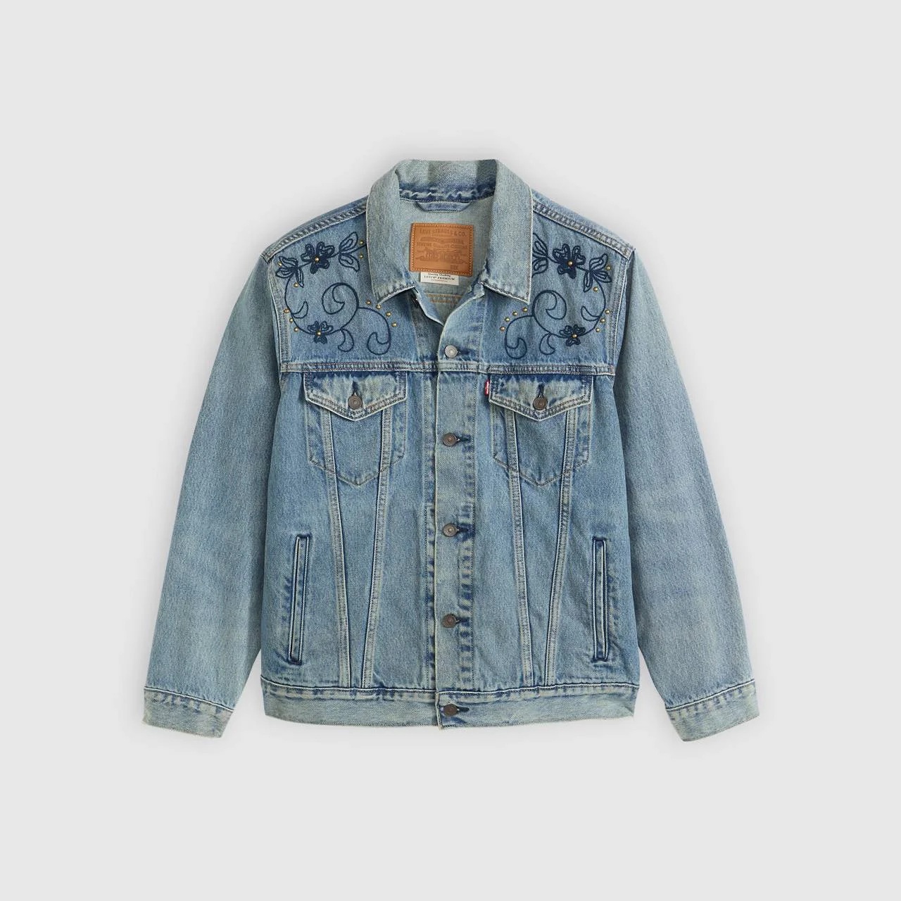 RELAXED FIT TRUCKER JACKET - 1