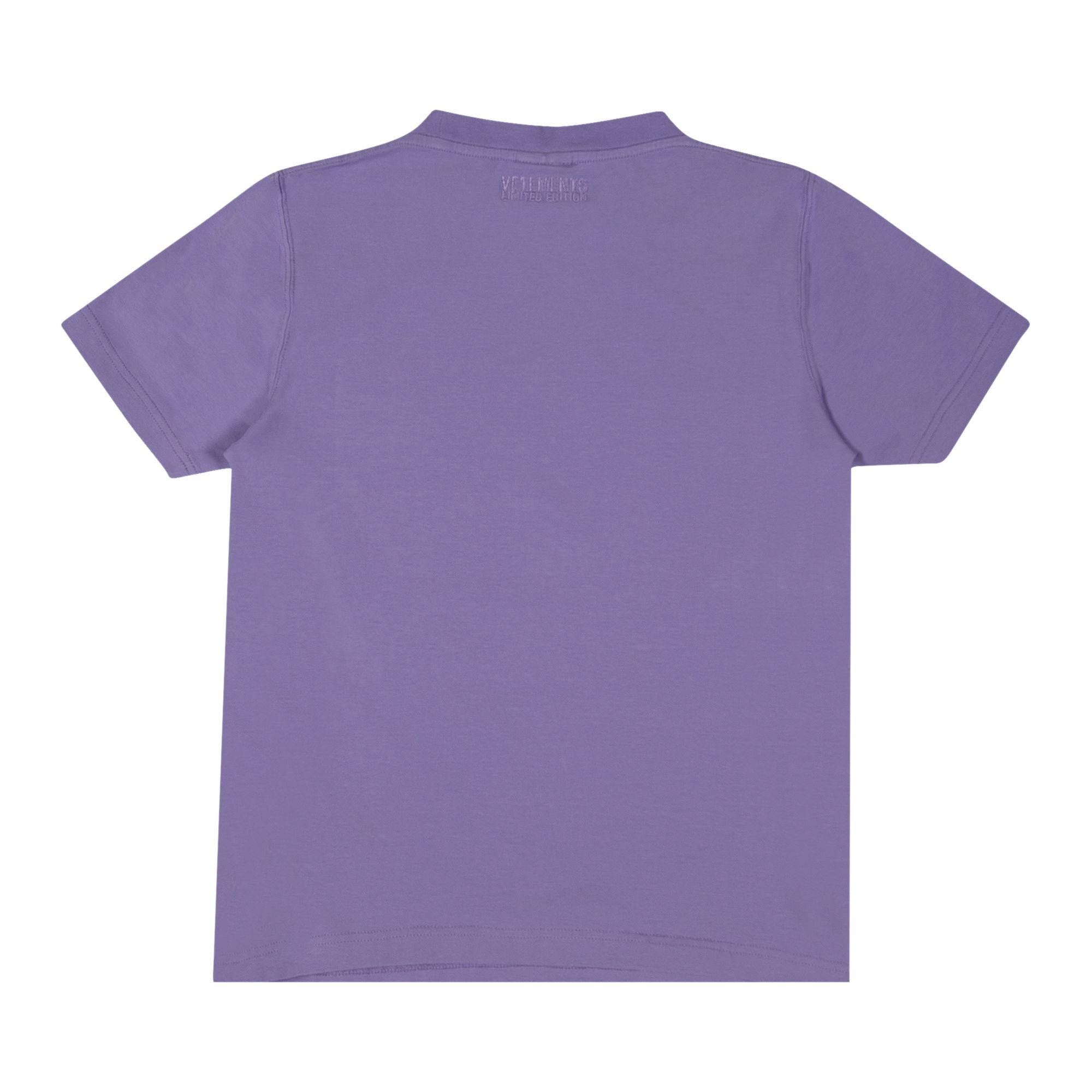 Vetements Bling Logo Fitted T-Shirt 'Lilac' - 2