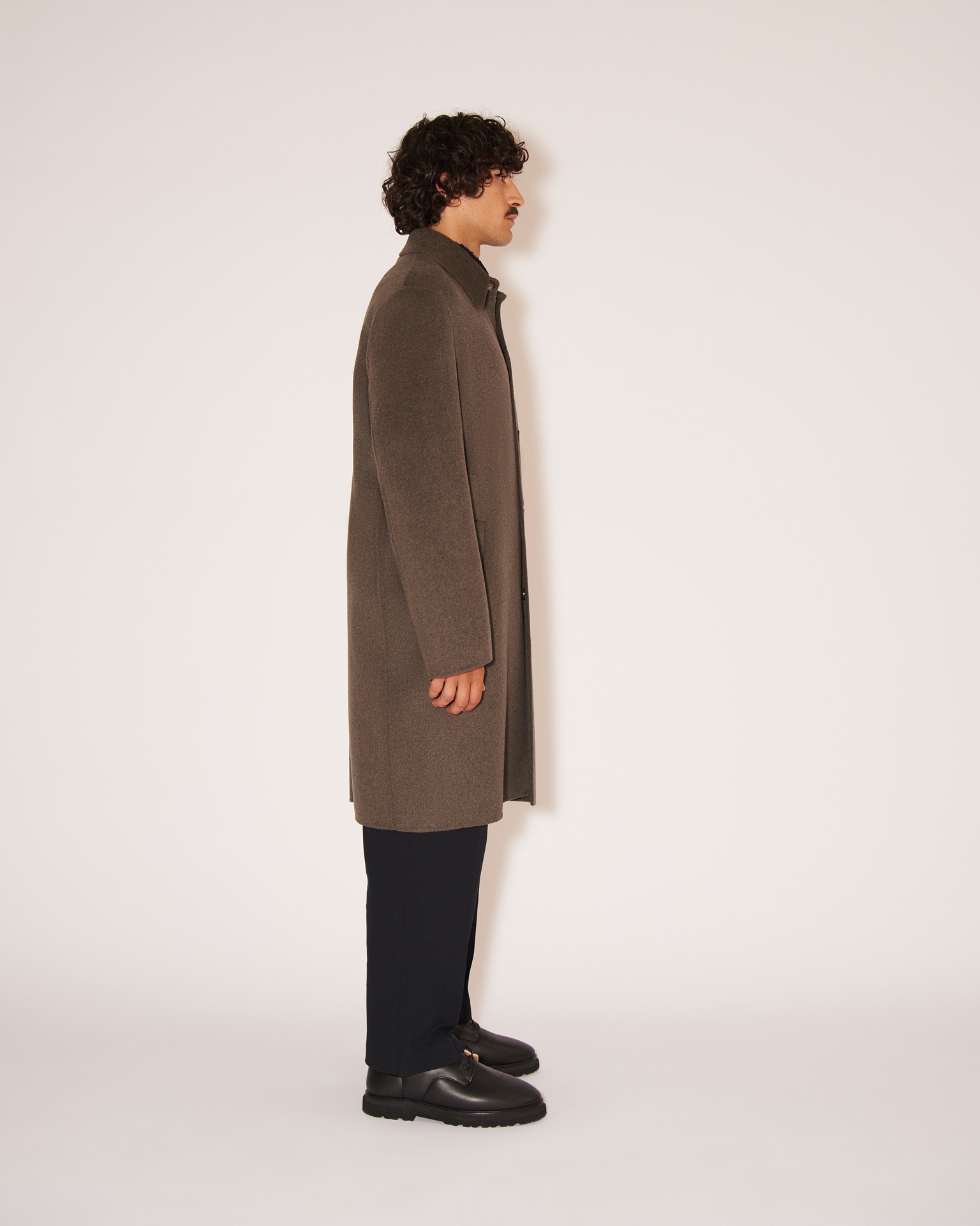 JANNO - Double wool coat - Dark Grey - 3