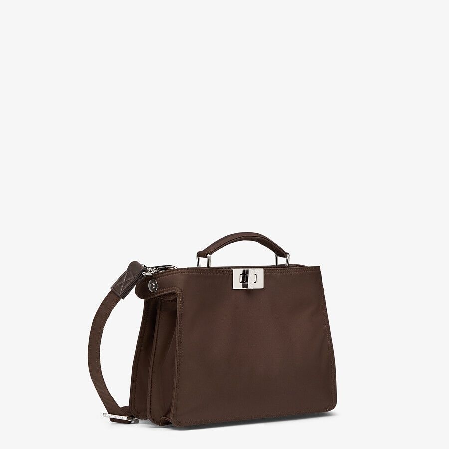 Dark brown nylon bag - 3