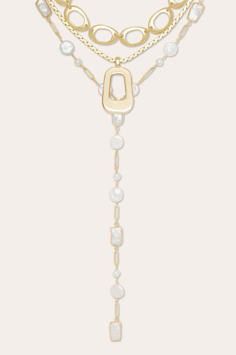 RAMY BROOK Elissa Pearl Lariat Necklace outlook