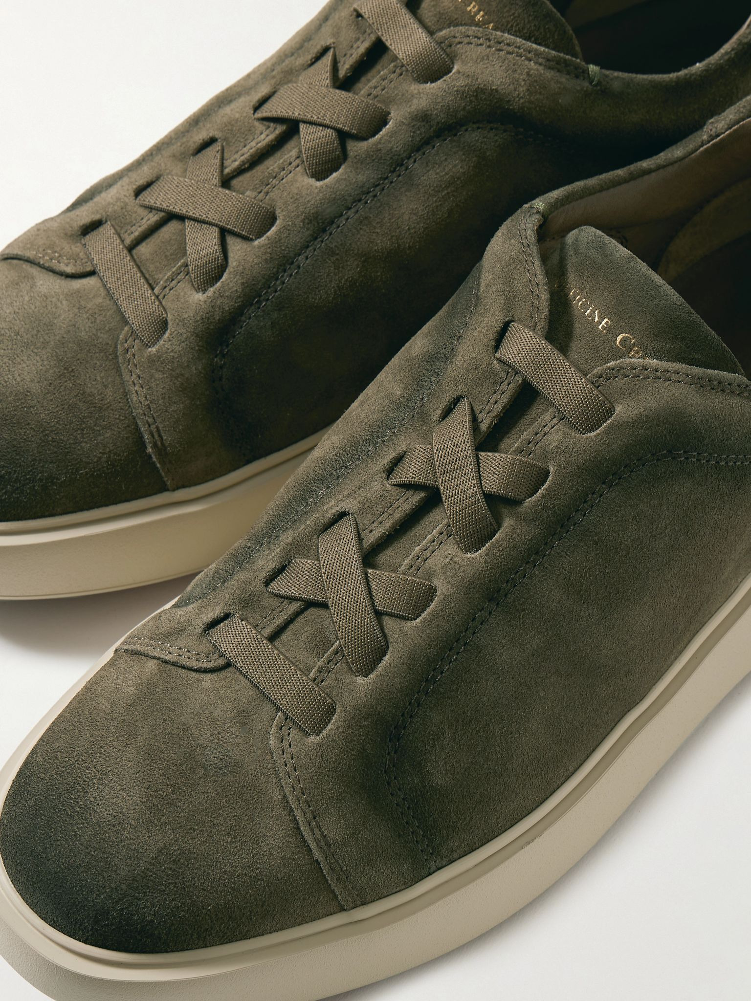Slouch 001 Suede Sneakers Green - 5