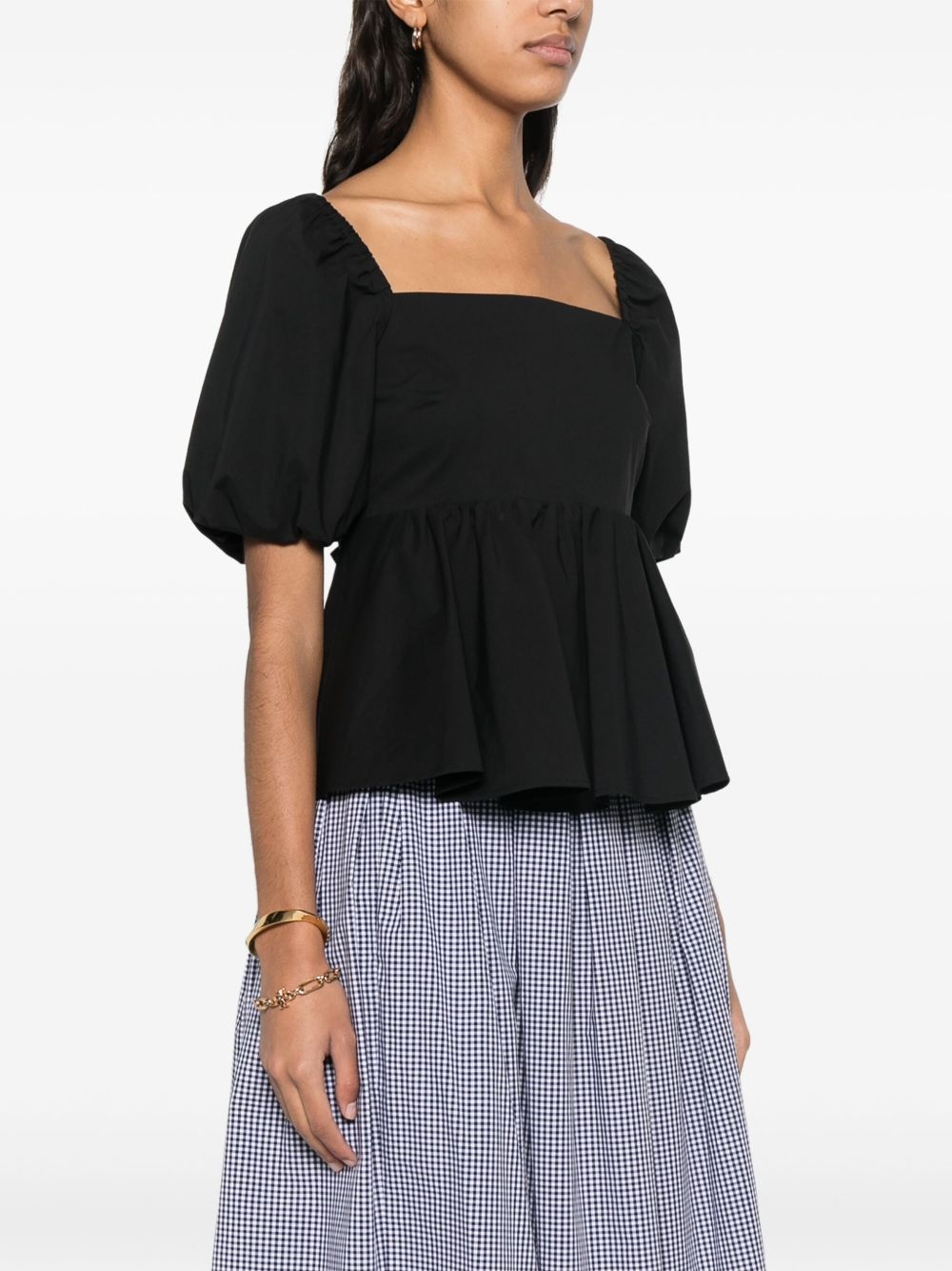 puff-sleeves blouse - 4