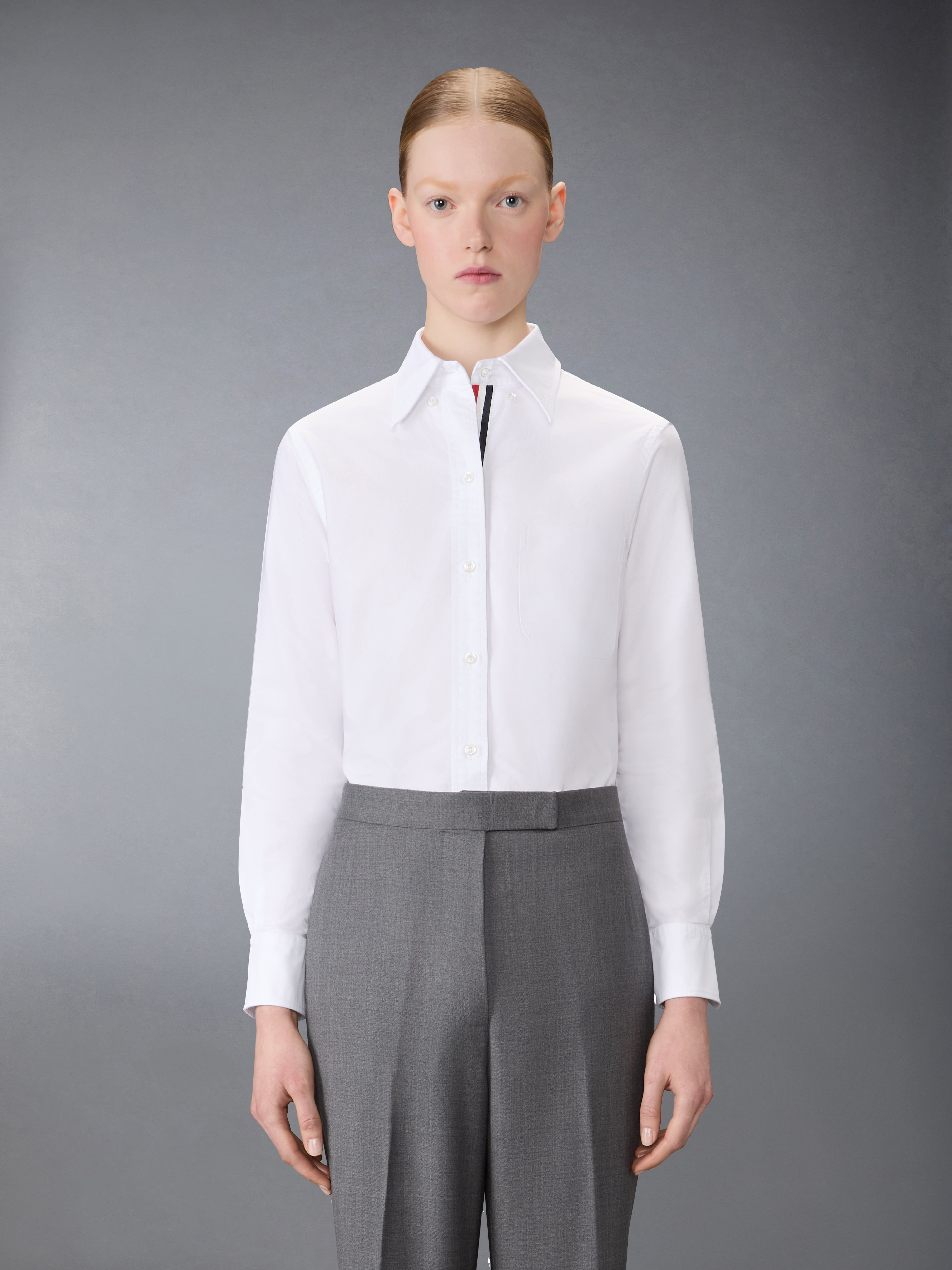 OXFORD GROSGRAIN PLACKET CLASSIC SHIRT - 2
