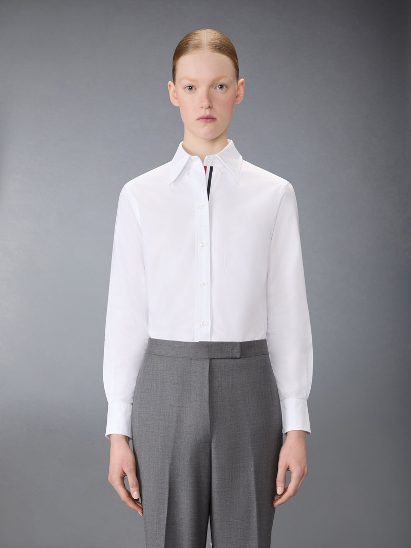 Thom Browne OXFORD GROSGRAIN PLACKET CLASSIC SHIRT outlook