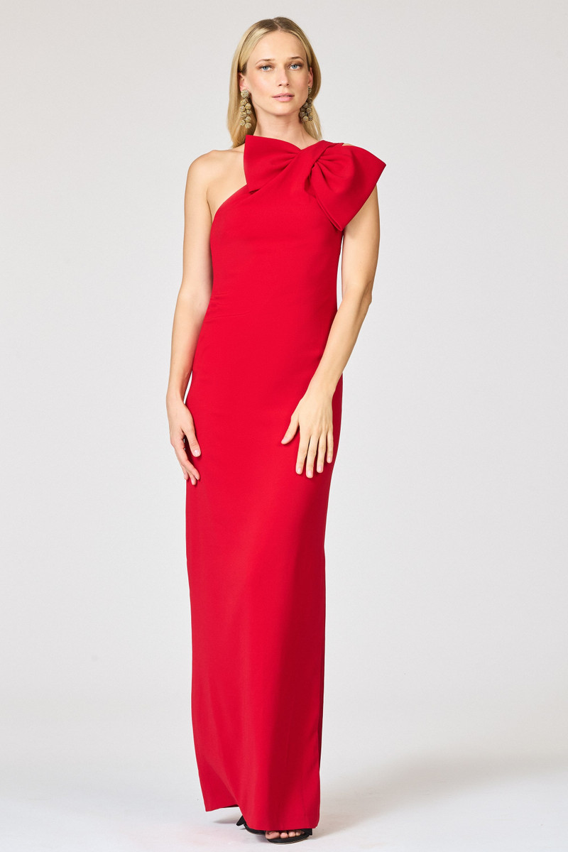 SACHIN & BABI COSETTE GOWN - CARDINAL outlook