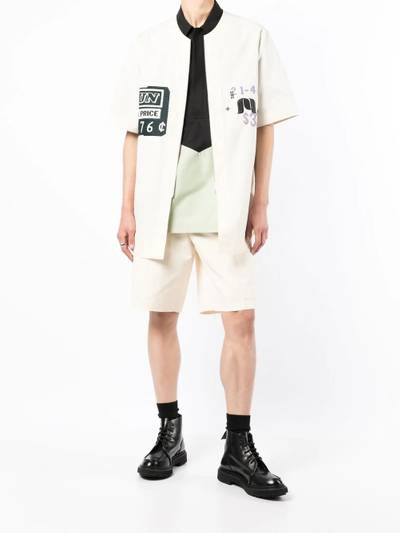 Jil Sander knee-length cargo shorts outlook