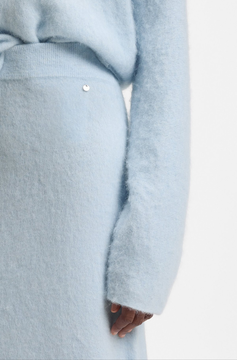 KNITTED SKIRT WITH LOGO CHARM 5