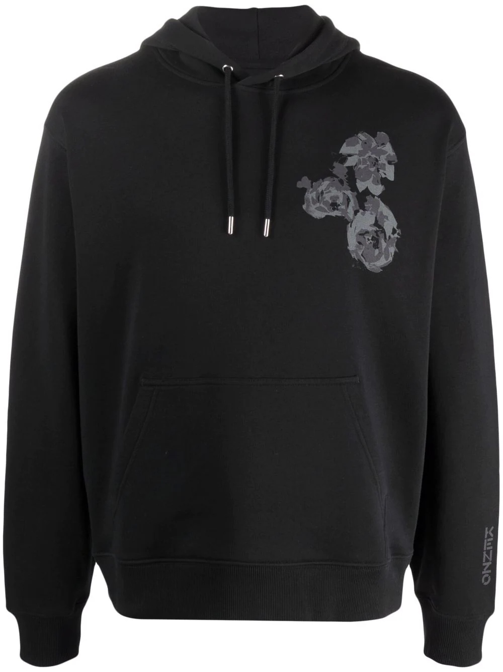 floral-print hoodie - 1