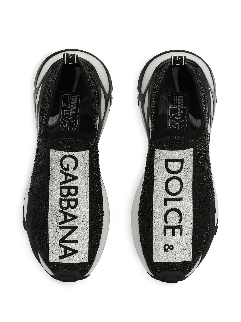 logo-print low-top sneakers - 4