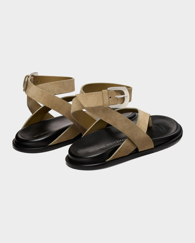 Stuart Weitzman MaryKate Suede Sandals outlook