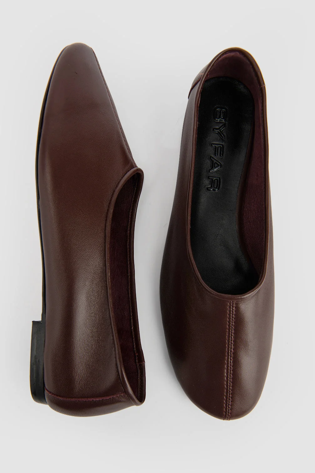 Prudence Leather Ballet Flat - 1