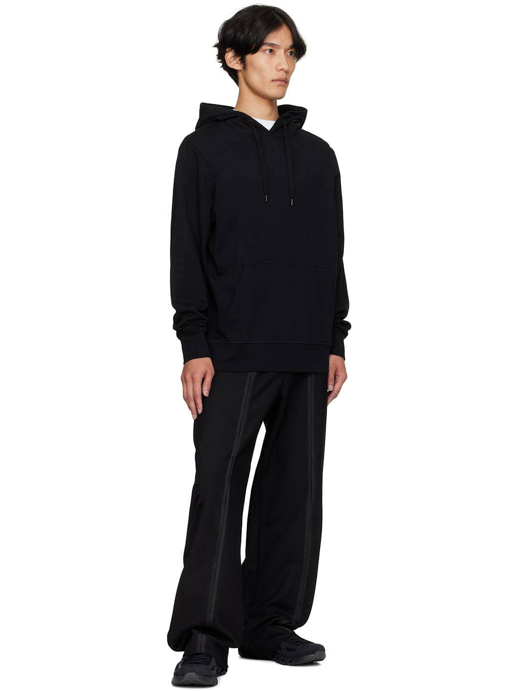 Black Sleeve Logo Hoodie - 5