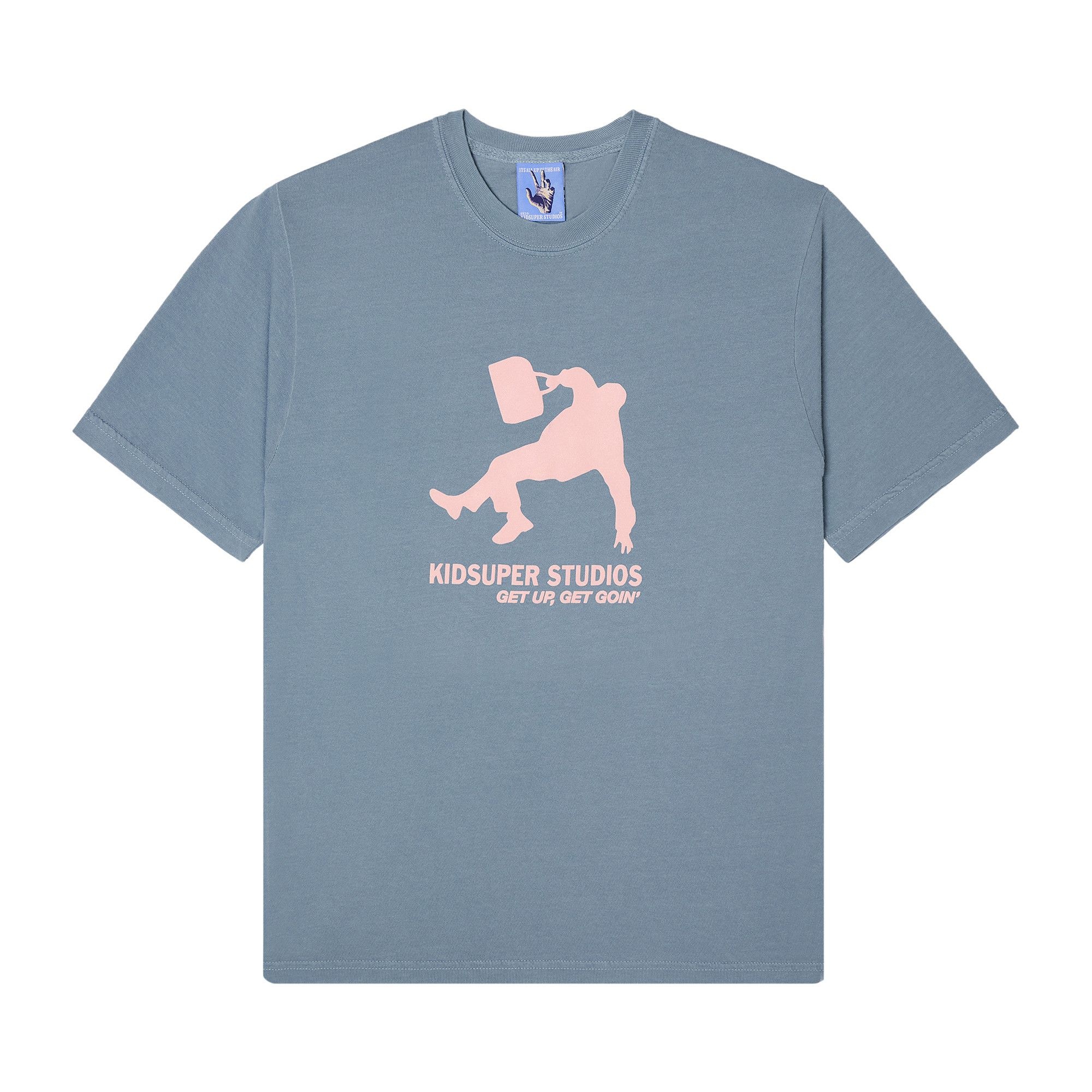 KidSuper Get Up Get Goin Tee 'Slate' - 1