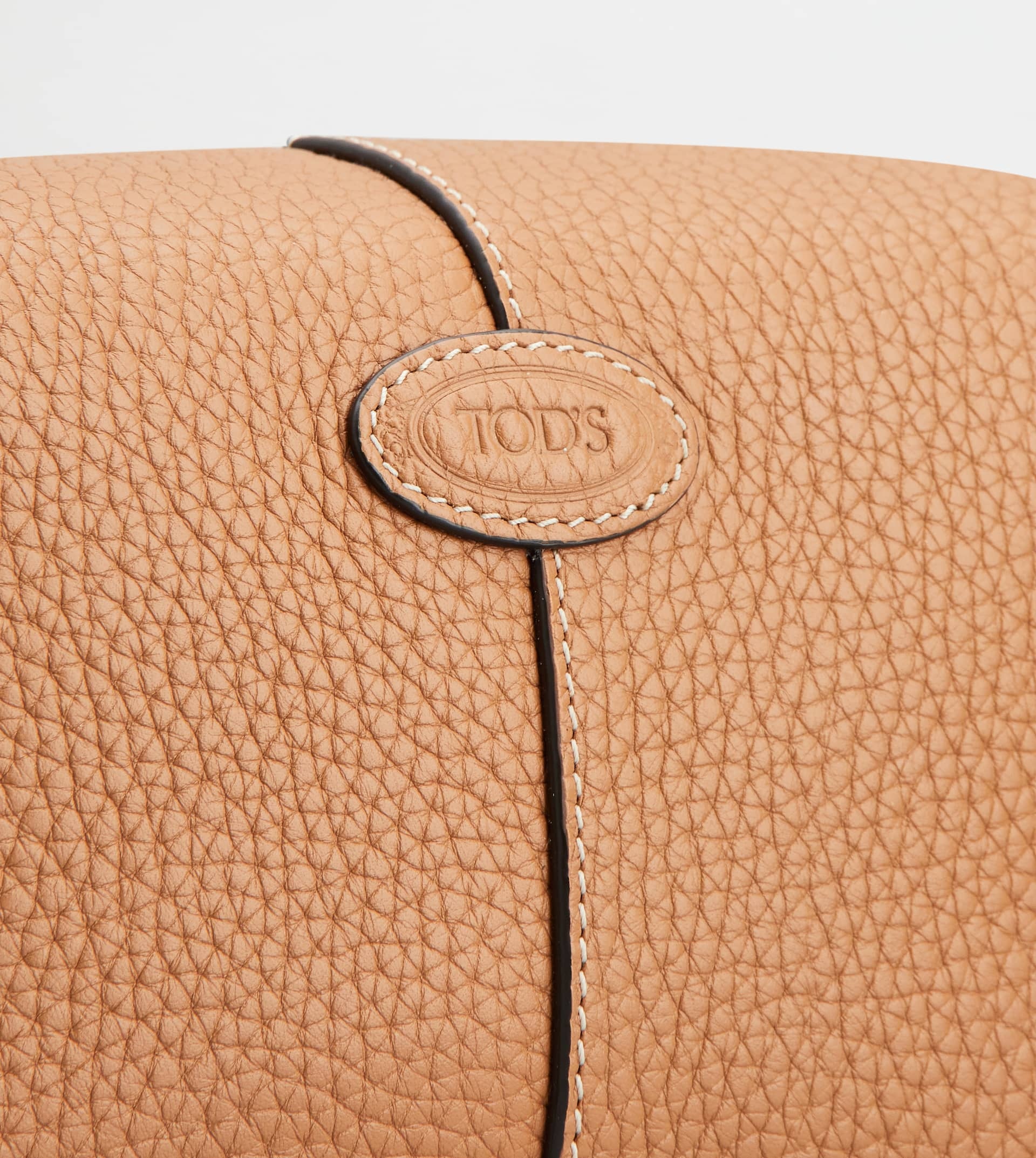 POUCH IN LEATHER LARGE - BROWN - 5