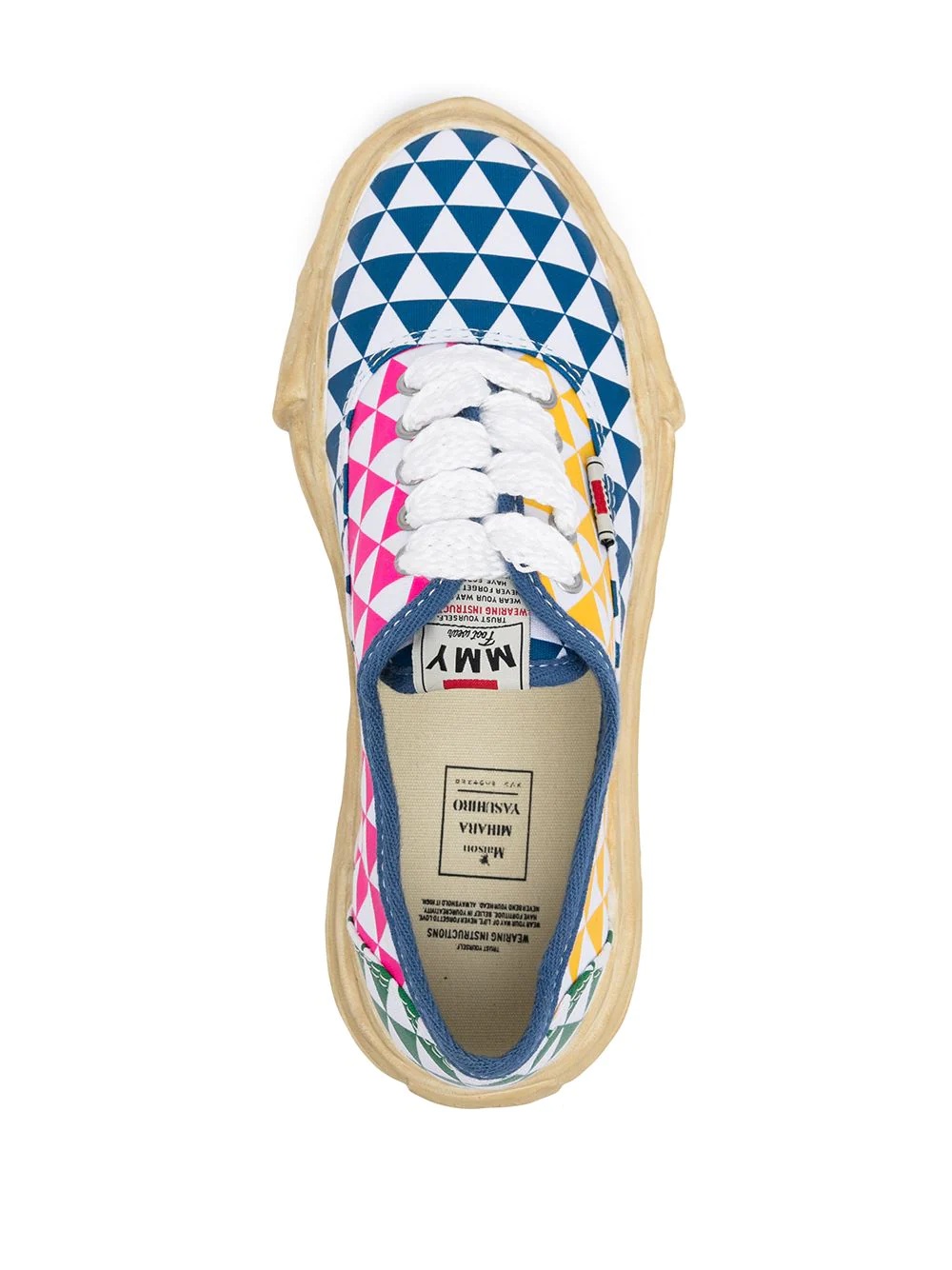 Baker geometric-print sneakers - 4