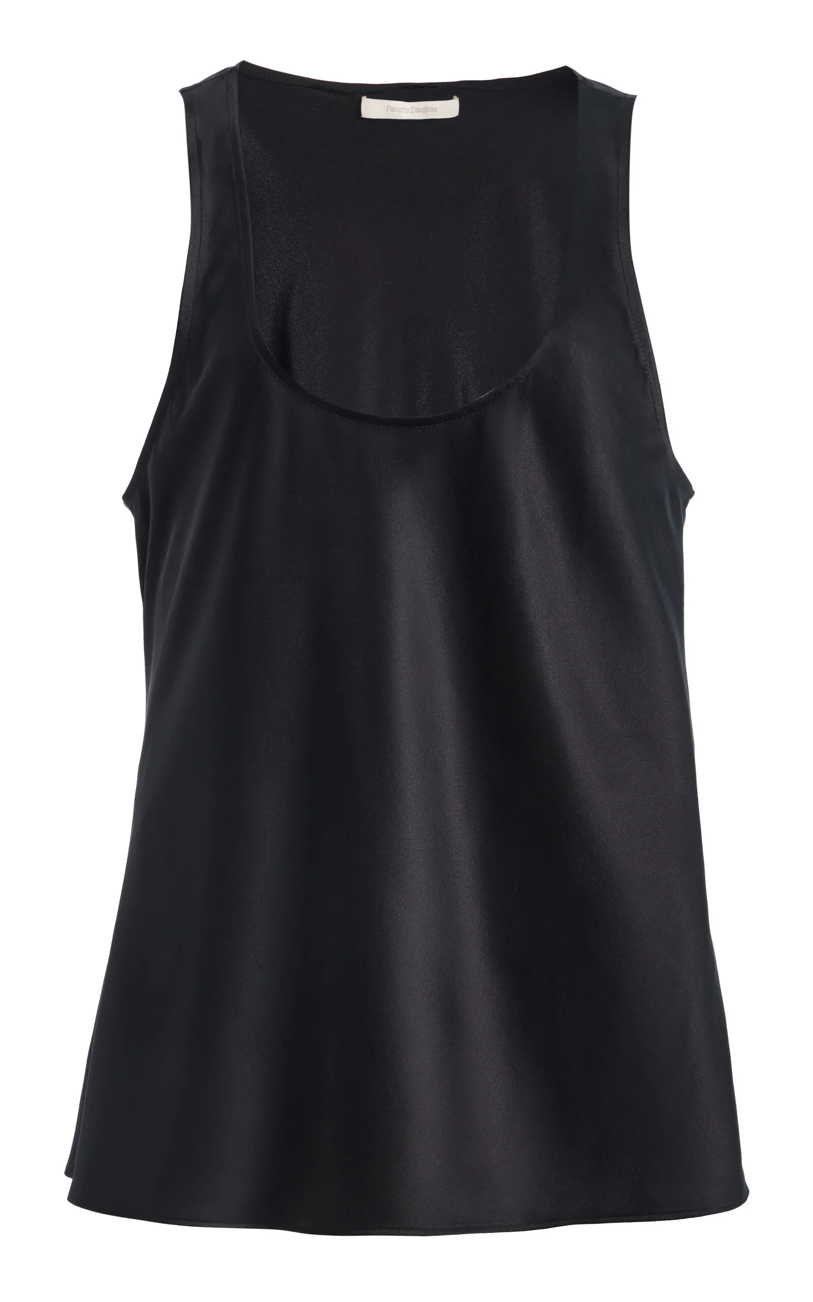 The Clean Cut Silk-Blend Tank Top - 1